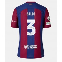 Barcelona Alejandro Balde #3 Hjemmebanetrøje 2023-24 Kortærmet